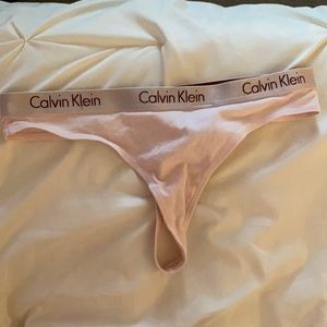 Pink Calvin Klein Thong - M NEVER WORN